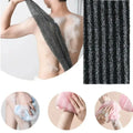 Brosse Exfoliante en Nylon – Éponge de Douche pour le Dos & le Corps