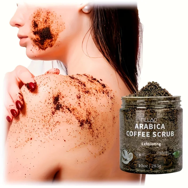 Gommage Corps au Café Arabica MELAO – Exfoliant Naturel Hydratant 283g